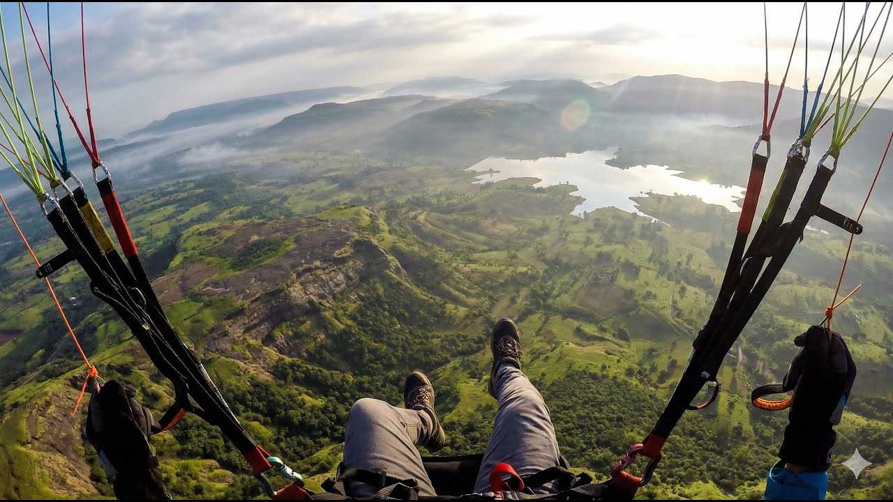 Paragliding Experience in Maharashtra's | PiryaTv Vlog #TravelVlog #Paragliding #GoPro