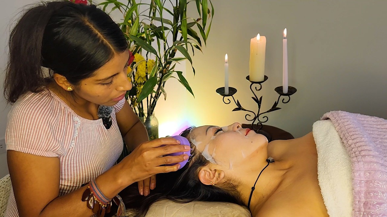 MASCARILLA FACIAL DE ARROZ PARA HIDRATAR TU PIEL / PAULINA ASMR🍀💖🙌
