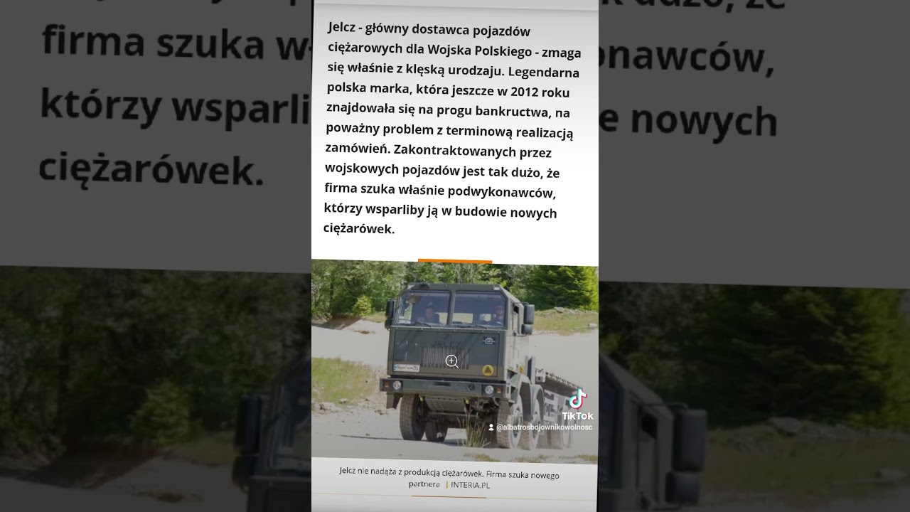 Jelcz i klęska urodzaju...
