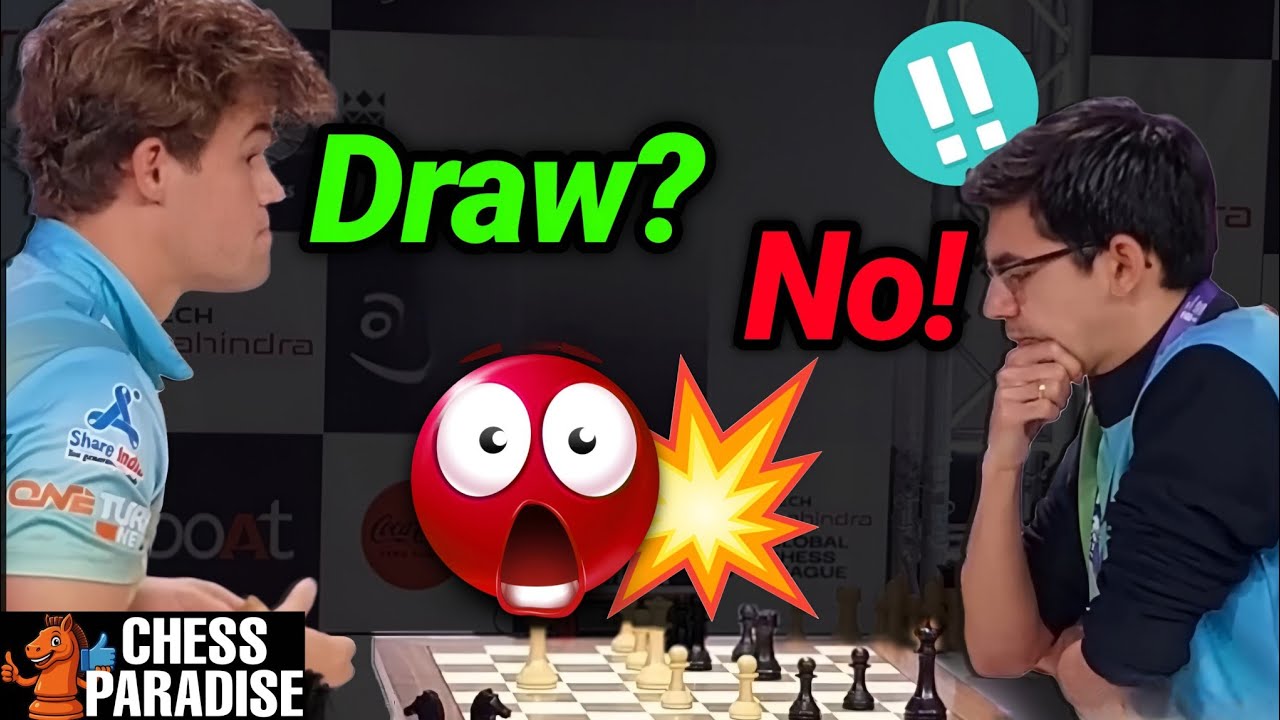 Magnus Offers Draw! 🤝... GIRI SAYS NO! 😱🔥