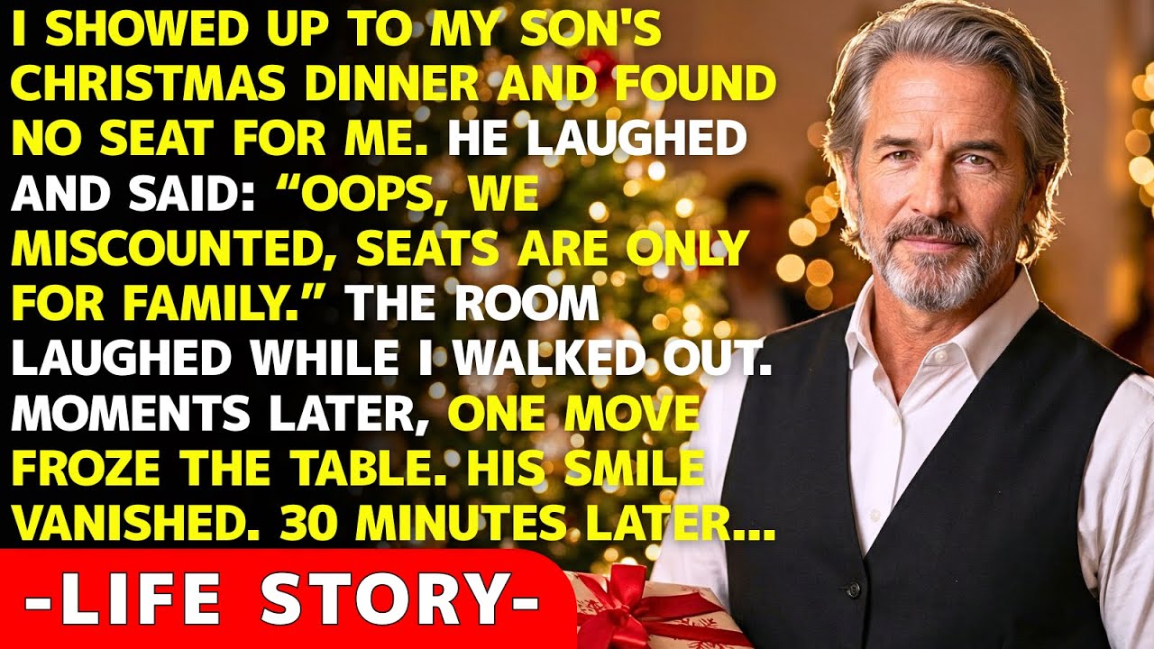 My Son Said “No Seat for You—You're Not Family” At Christmas Dinner — 30 Minutes Later, I Destroyed
