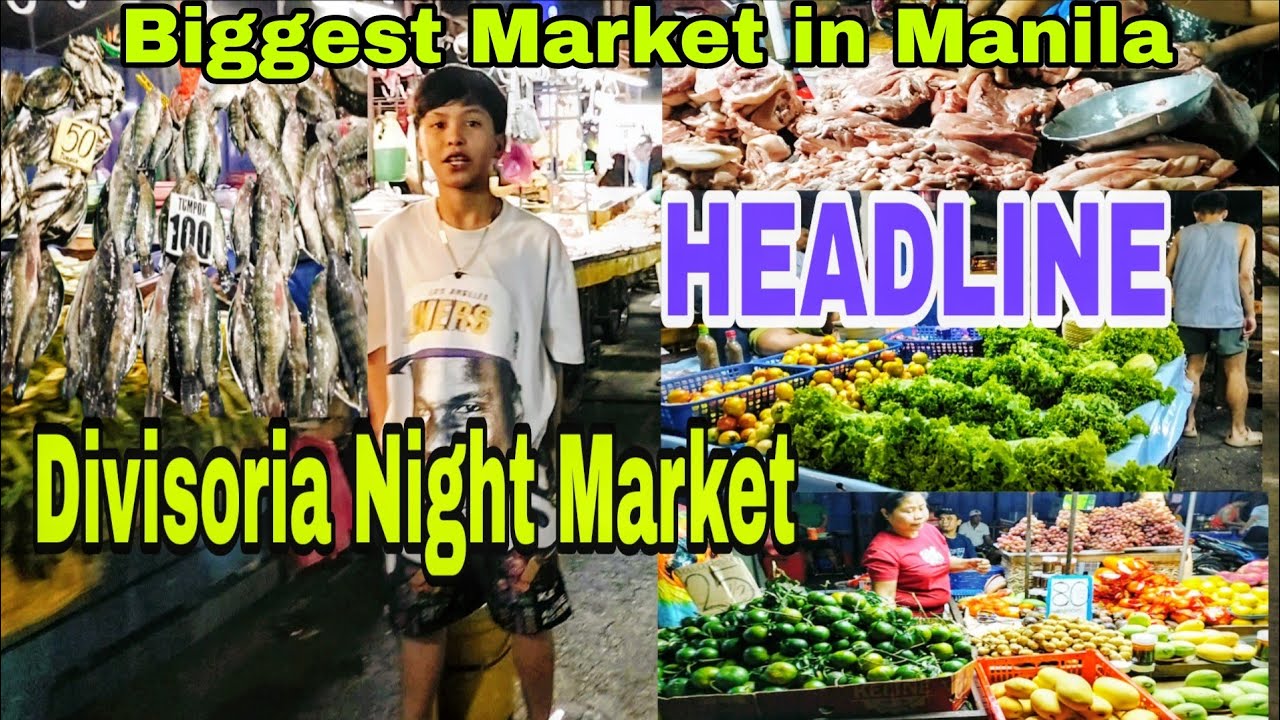 Walkthrough Divisoria Night Market | The Biggest Market in Manila 