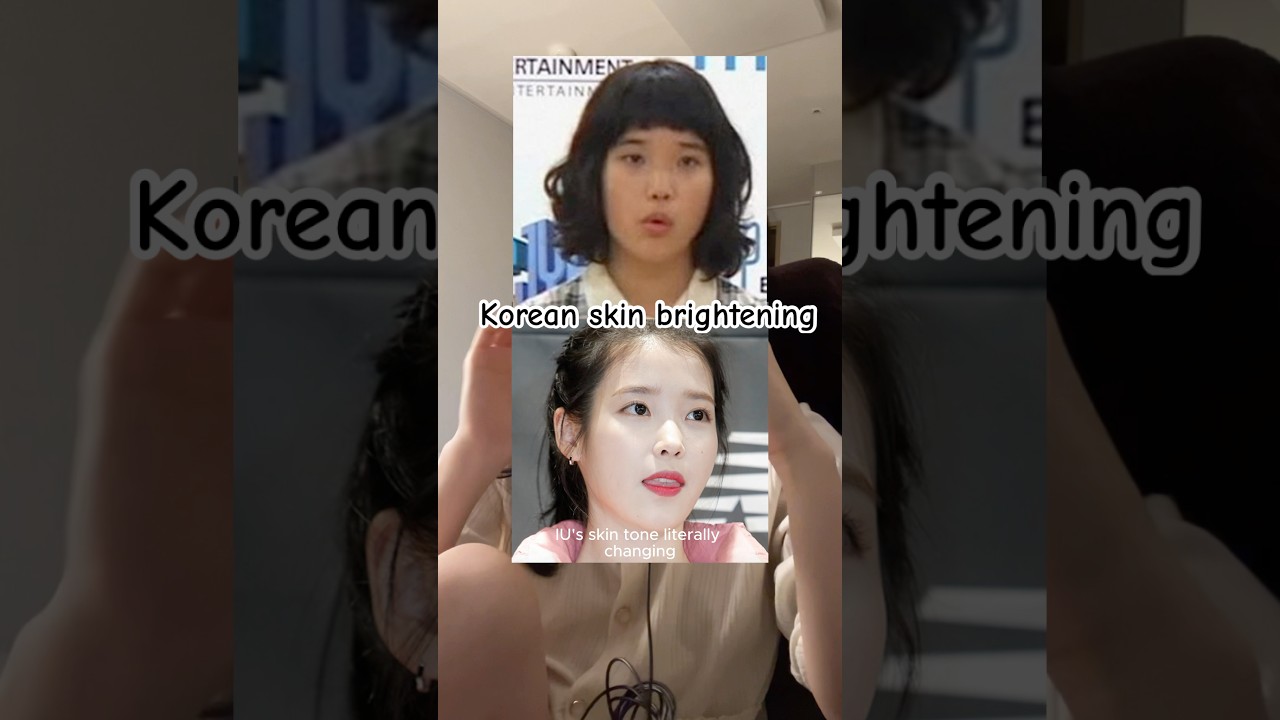 How Koreans brighten skin tone? #shorts
