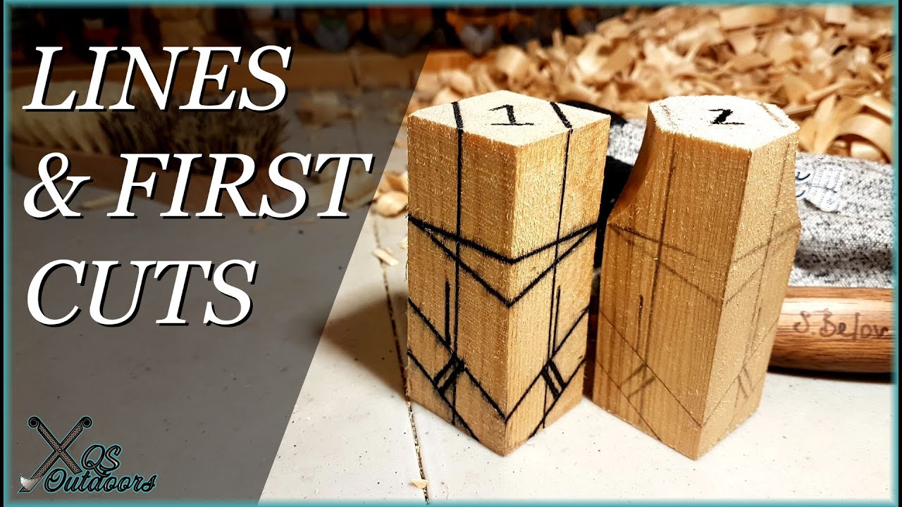 Step by Step - How to whittle a Flat Plane Viking - Step 1 + 2