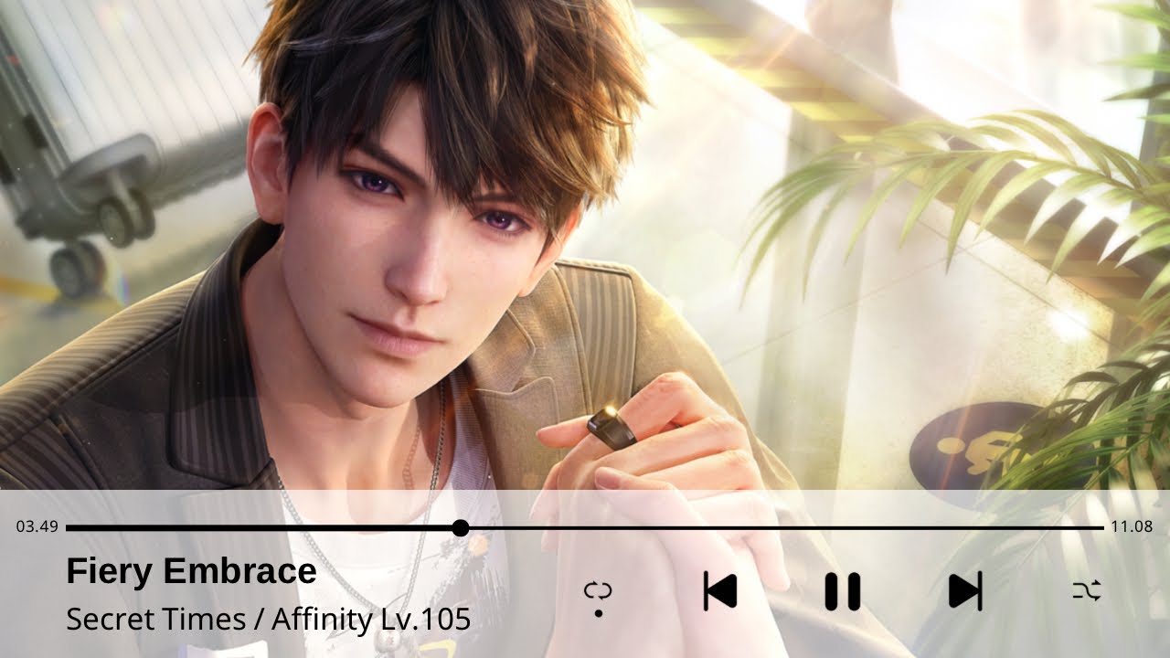 Caleb : Fiery Embrace | Secret Times | Affinity Lv.105 | Ultra quality | Love and Deepspace