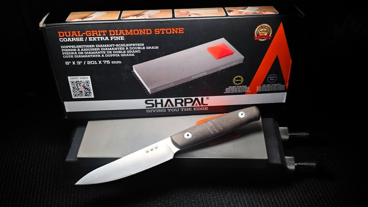 @SharpalSharpener 1st experience with a sharpening stone!
