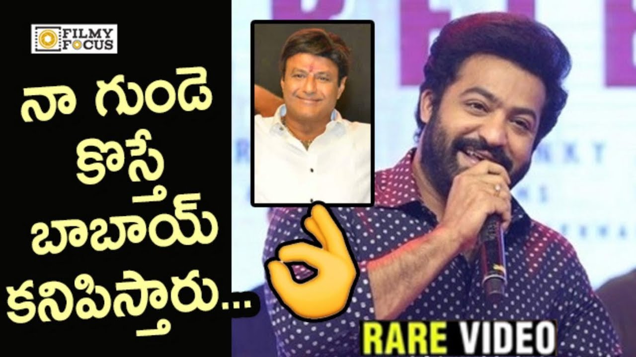 NTR Superb Words about Balakrishna : Rare Video - Filmyfocus.com