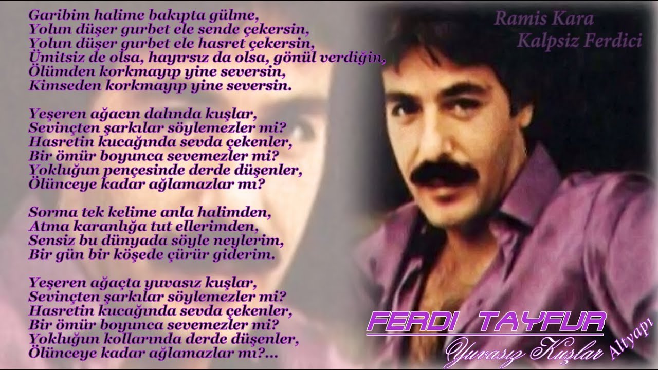 Ferdi Tayfur - Yuvasız Kuşlar (Altyapı & Karaoke) 2015