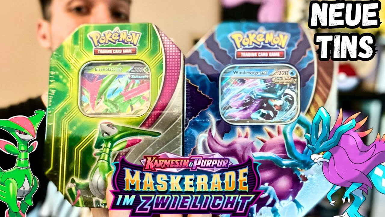 NEUE Tin Boxen EISENBLATT & WINDWOGE 🤩 Lohnt es sich? Pokemon Karten Booster Opening