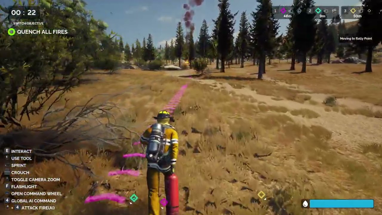 Firefighter Simulator Solo Running up That Hill Speedrun
