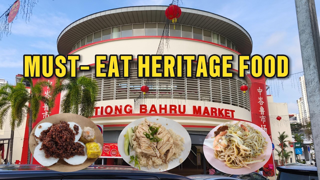 Singapore's Oldest Foodie Paradise Tiong Bahru Market Heritage Tour