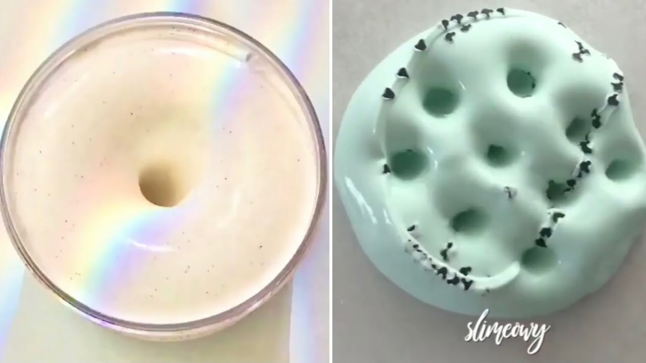 Thick and Glossy slime Best ASMR Compilation
