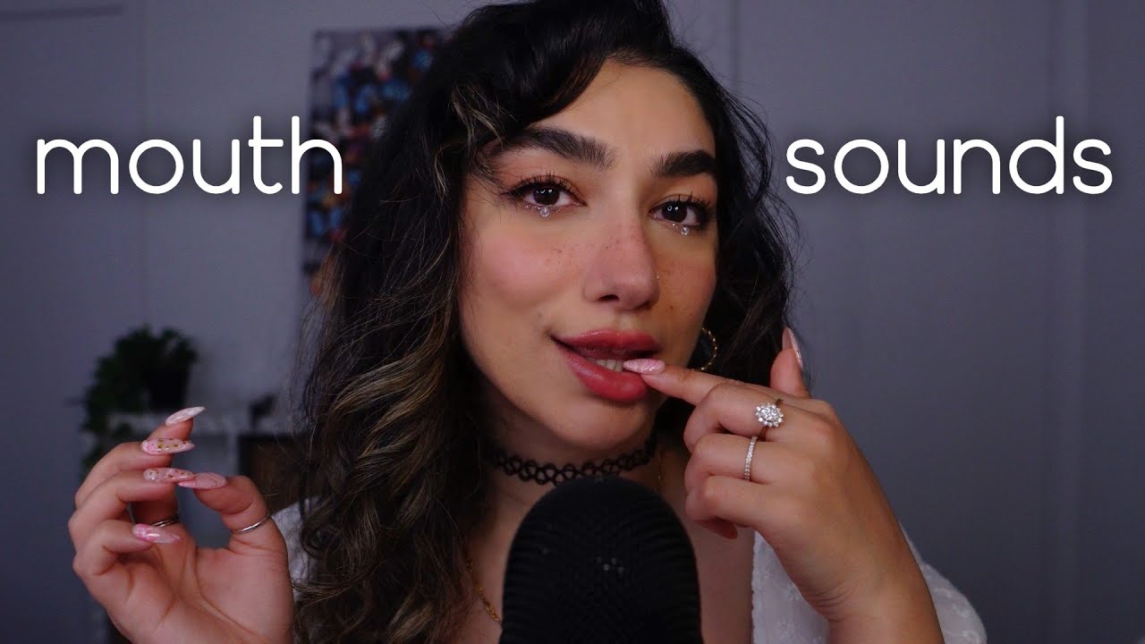 ASMR • GENTLE Mouth Sounds with Tapping💤 (for sleep)