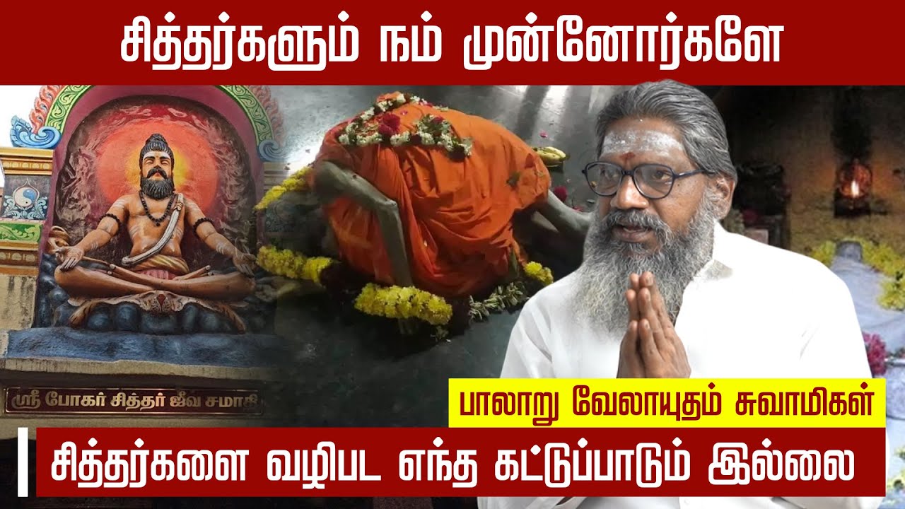சித்தர்களை எளிய முறையில் வழிபடலாம் |வழிபாட்டில் மனதை ஒருநிலை படுத்துதல் முக்கியம் |பாலாறு சுவாமிகள்