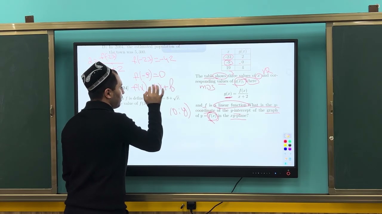 2025 real SAT exam savollari💥❗️❗️❗️#sat #matematika #abduqodir_teacher