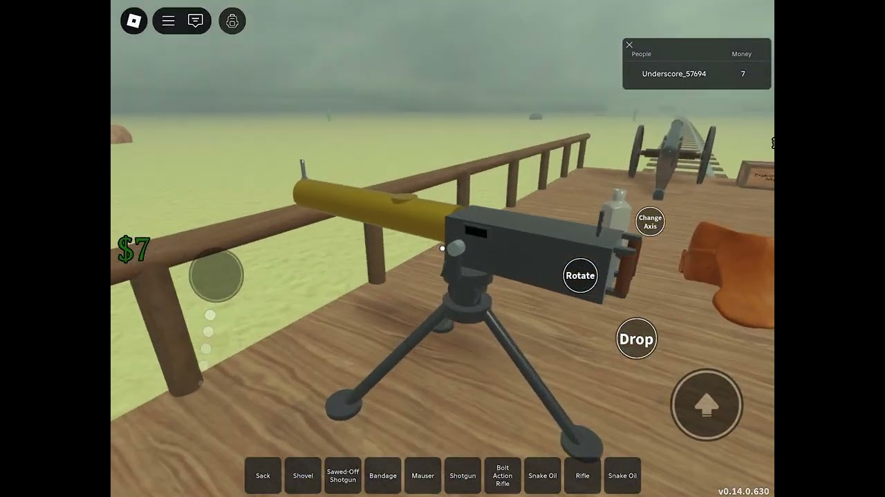 raiding the fort in dead rails ( roblox)