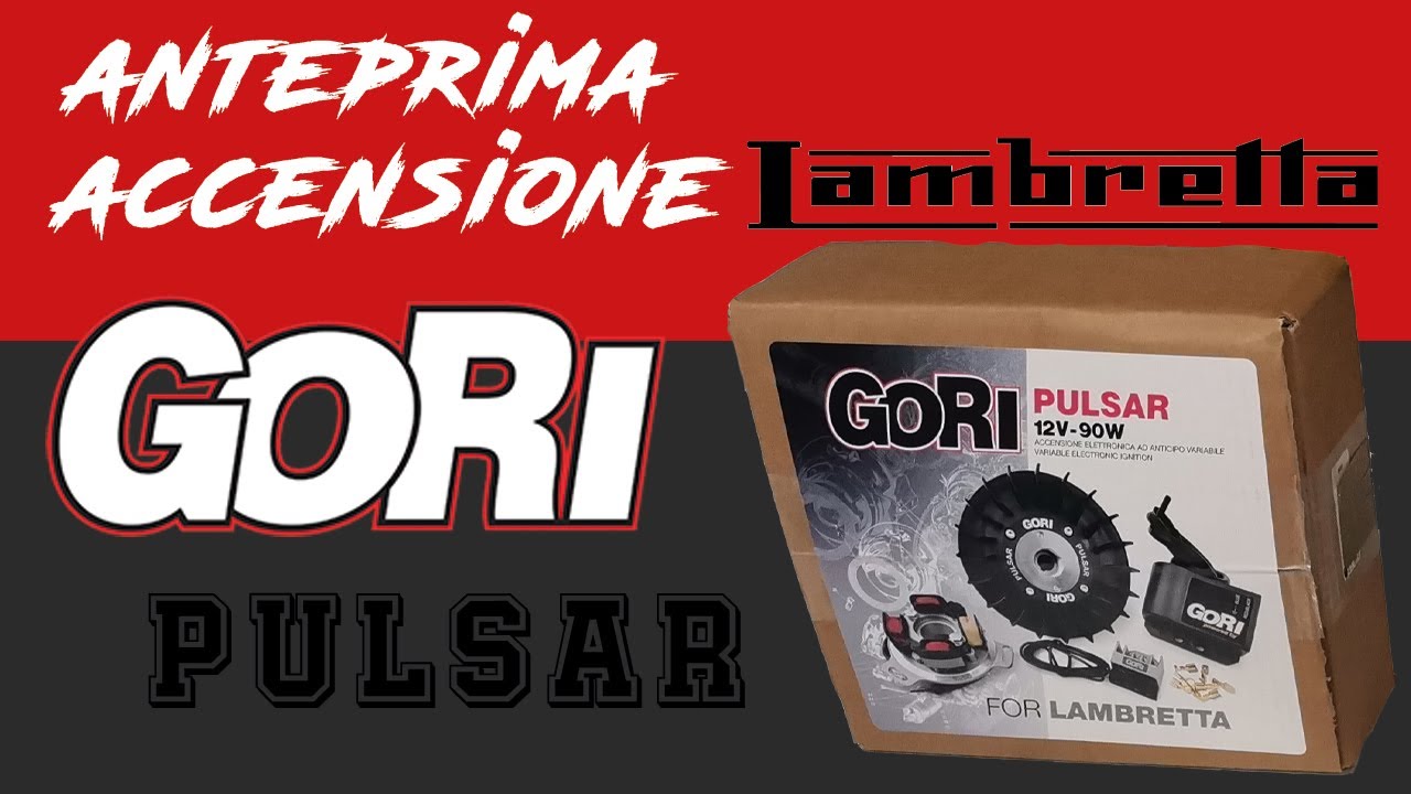 Anteprima accensione Gori Elaborazioni Pulsar per Lambretta S1 + S2 + S3 + SX + DL