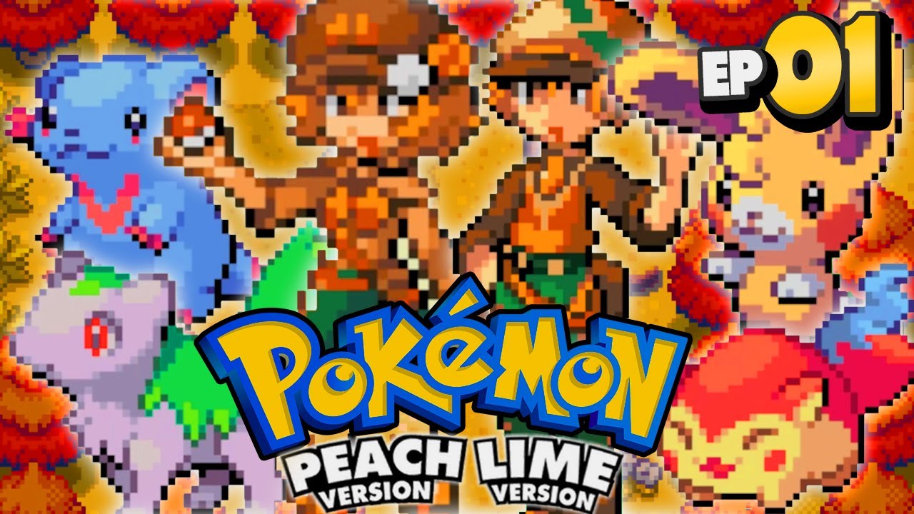 Pokemon Peach & Lime Part 1 NEW JOURNEY! GBA Rom Hack Gameplay Walkthrough