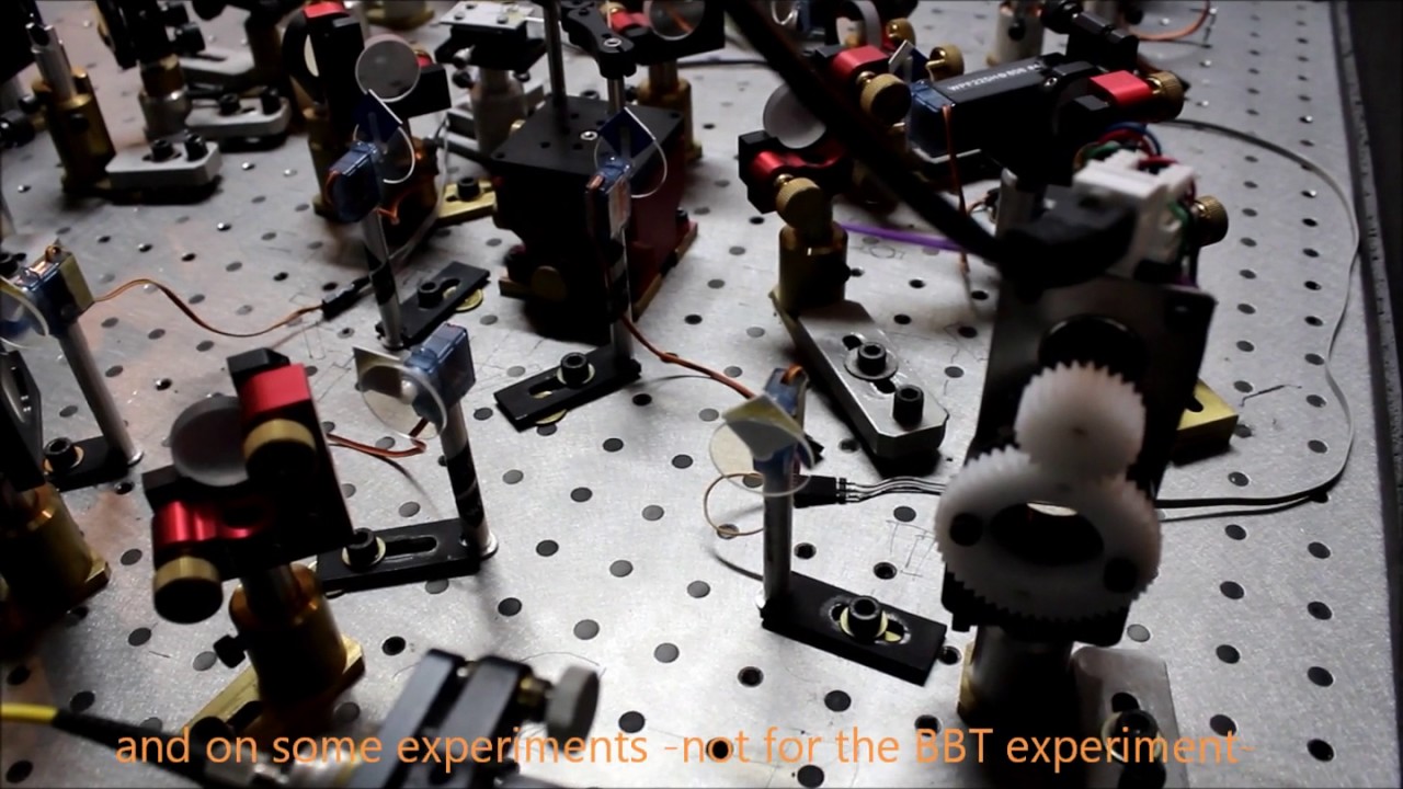 BBT Video from CITEDEF-UBA actuators