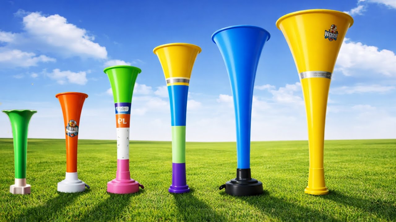 Small VS Big Cheering Horn Sound Challenge | Science Experiment