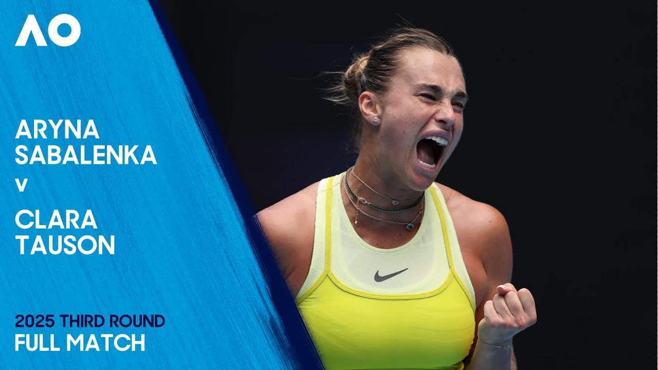 Aryna Sabalenka v Clara Tauson Full Match | Australian Open 2025 Third Round