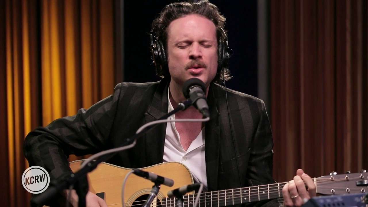 Father John Misty performing 