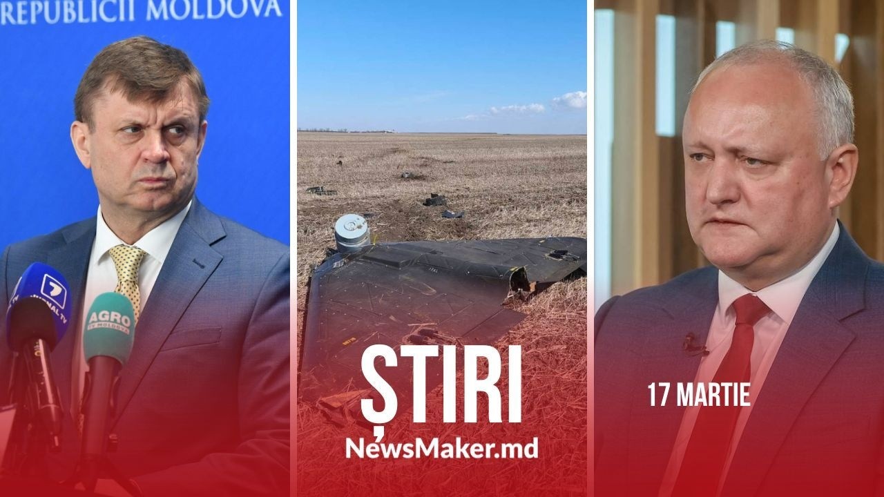 Dronă rusească detonată în Moldova/Un plan pentru Transnistria nu este?/Cine l-a șantajat pe Dodon?