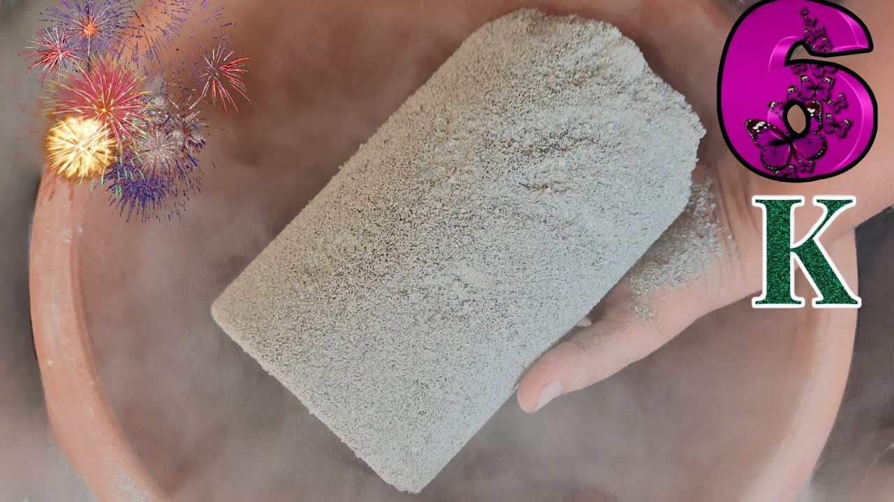 🎉 6K Celebration ASMR || ✨️ Dusty Pure Sand Dry 💦 Crumbling for stress relief oddly 💫