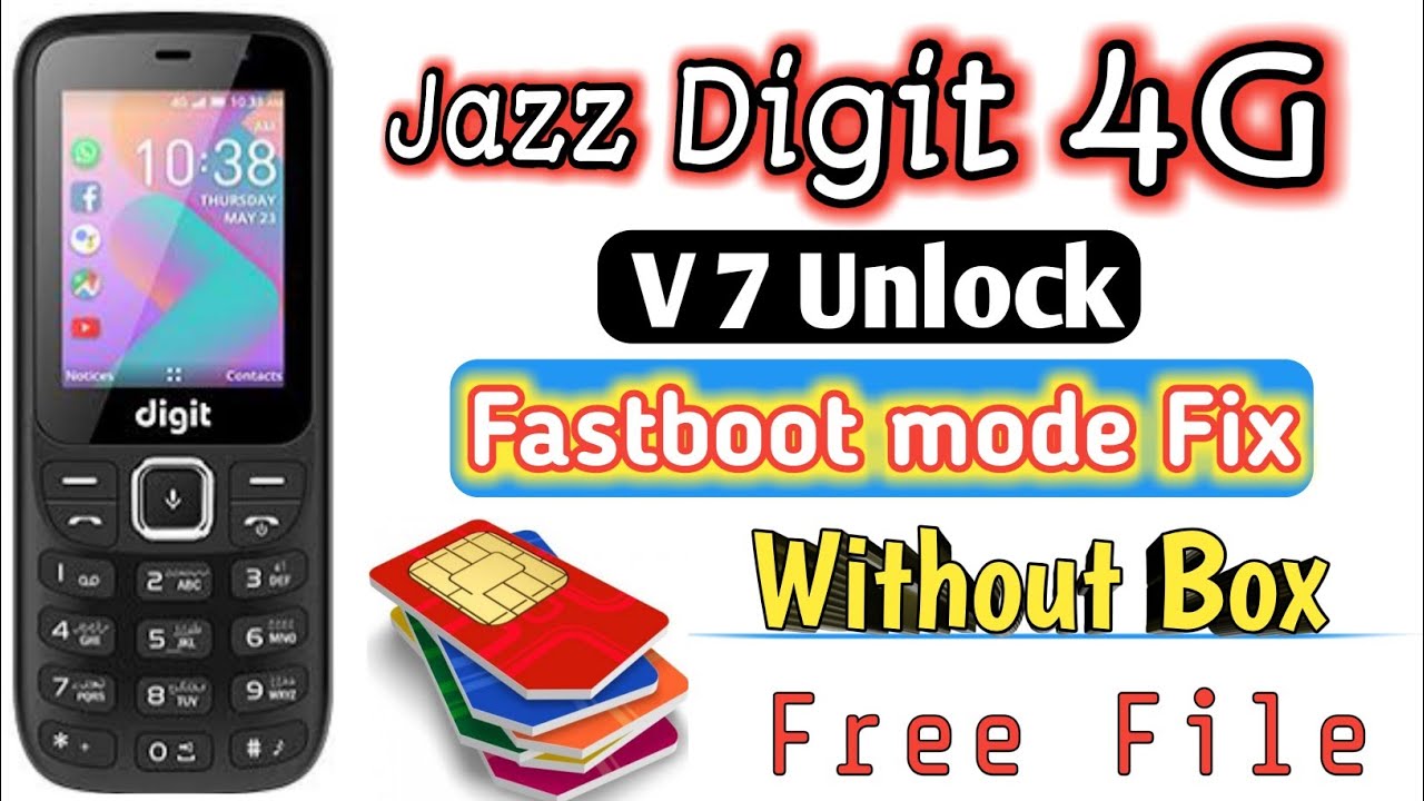 Jazz digit 4G v7 Unlock file