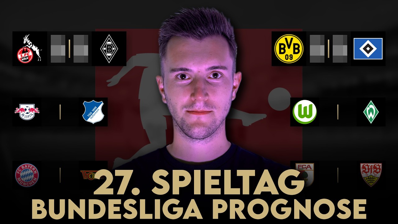 Bundesliga Prognose | 27. Spieltag Tipps & Vorschau | 2025/26