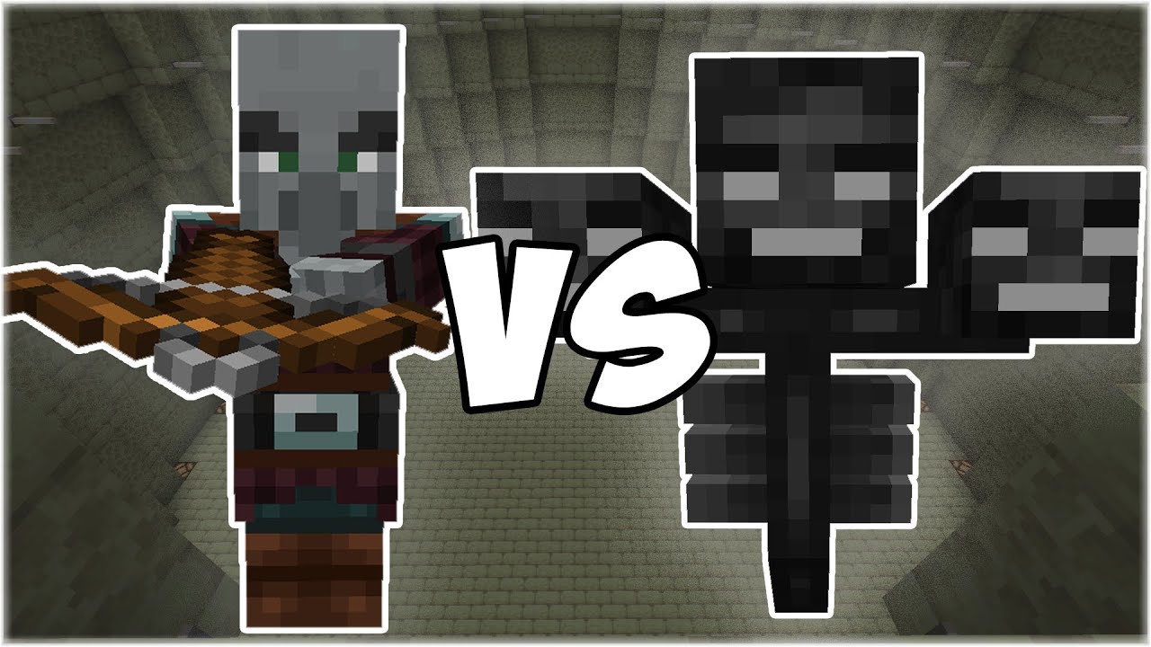 Pillager vs Wither - Minecraft Mob Battle