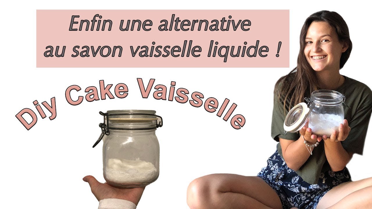 PRODUIT MÉNAGER MAISON ÉCOLO  : Faire son propre cake vaisselle (DIY) #fairesoimeme