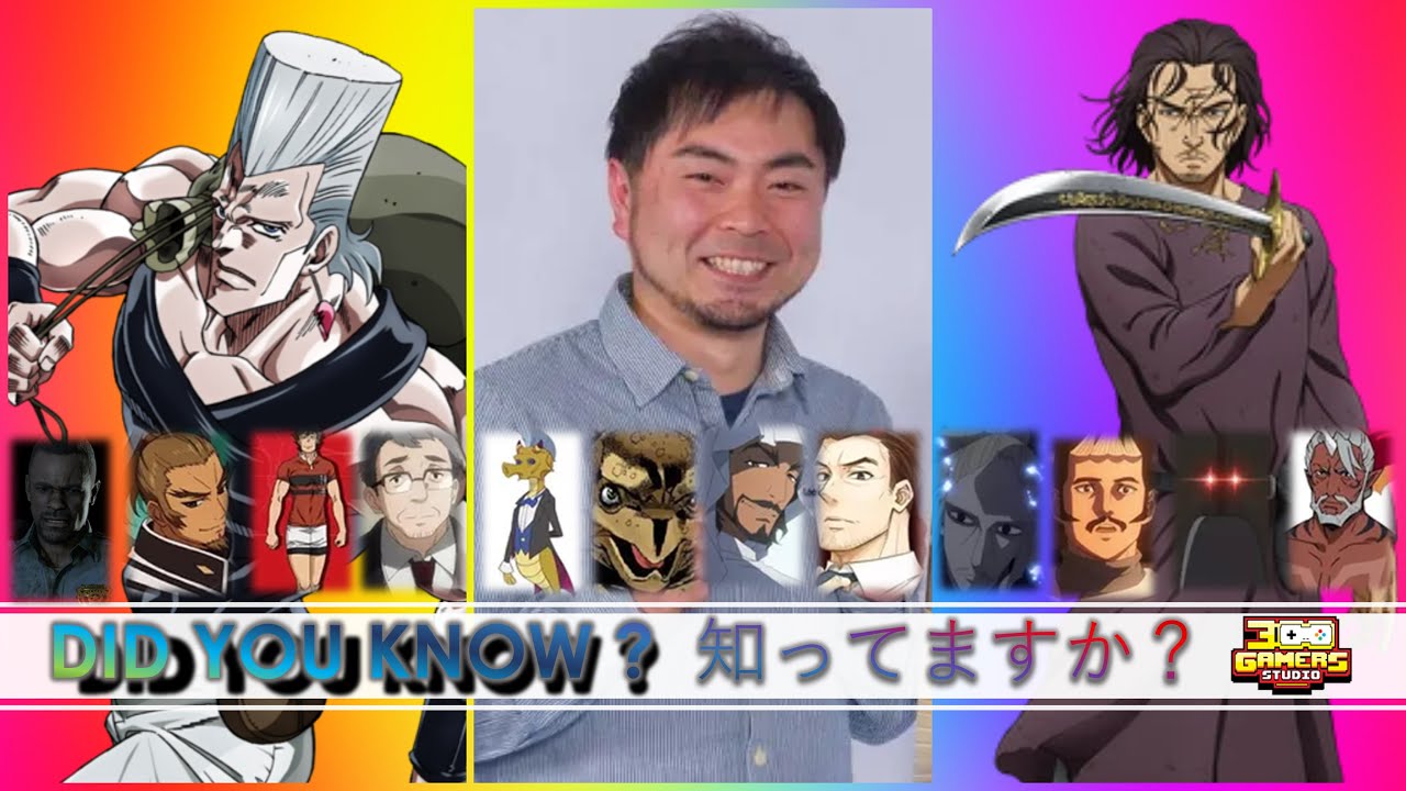 Polnareff in another anime by Fuminori Komatsu 小松 史法 x ポルナレフ 同じ声