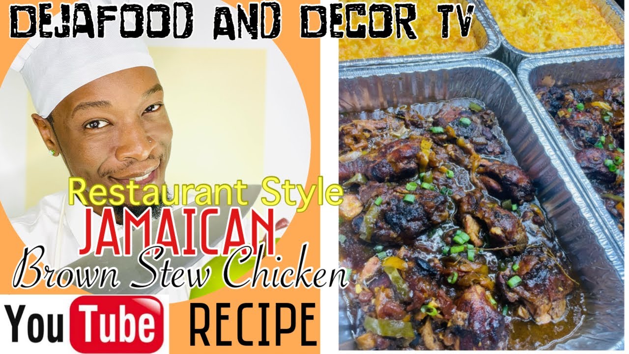 Chef Lance Restaurant Style Brown Stew Chicken Recipe #chef  #chickenrecipe #brownstewchicken