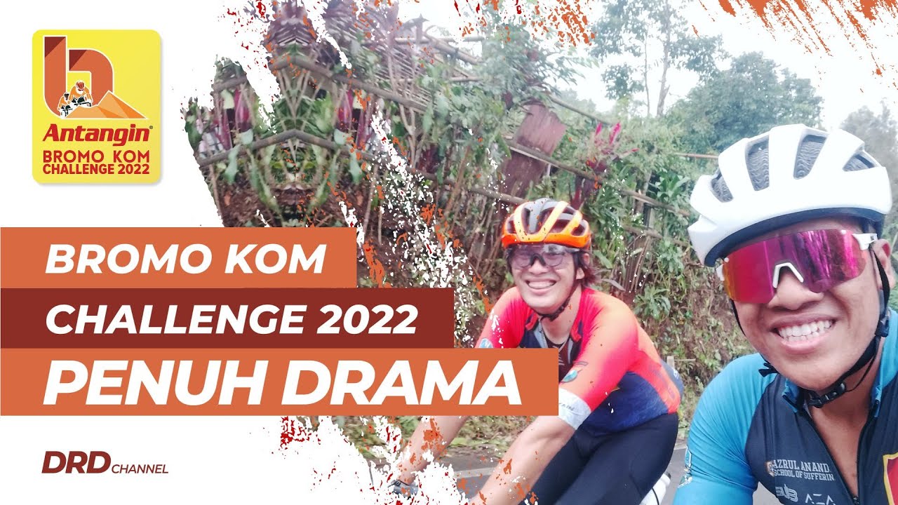 Bromo KOM Challenge 2022 : Nuntun, kaki kram, jatuh dari sepeda, Finish Strong jadi satu