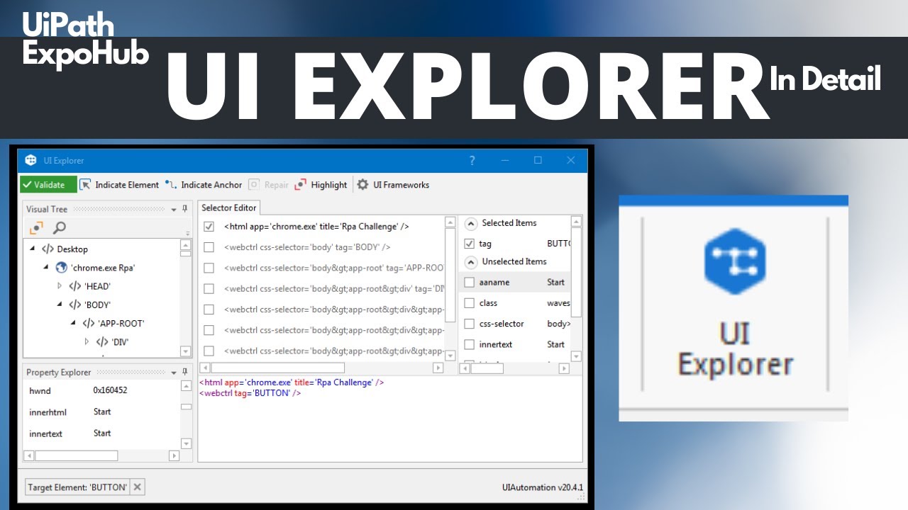 UI Explorer UiPath