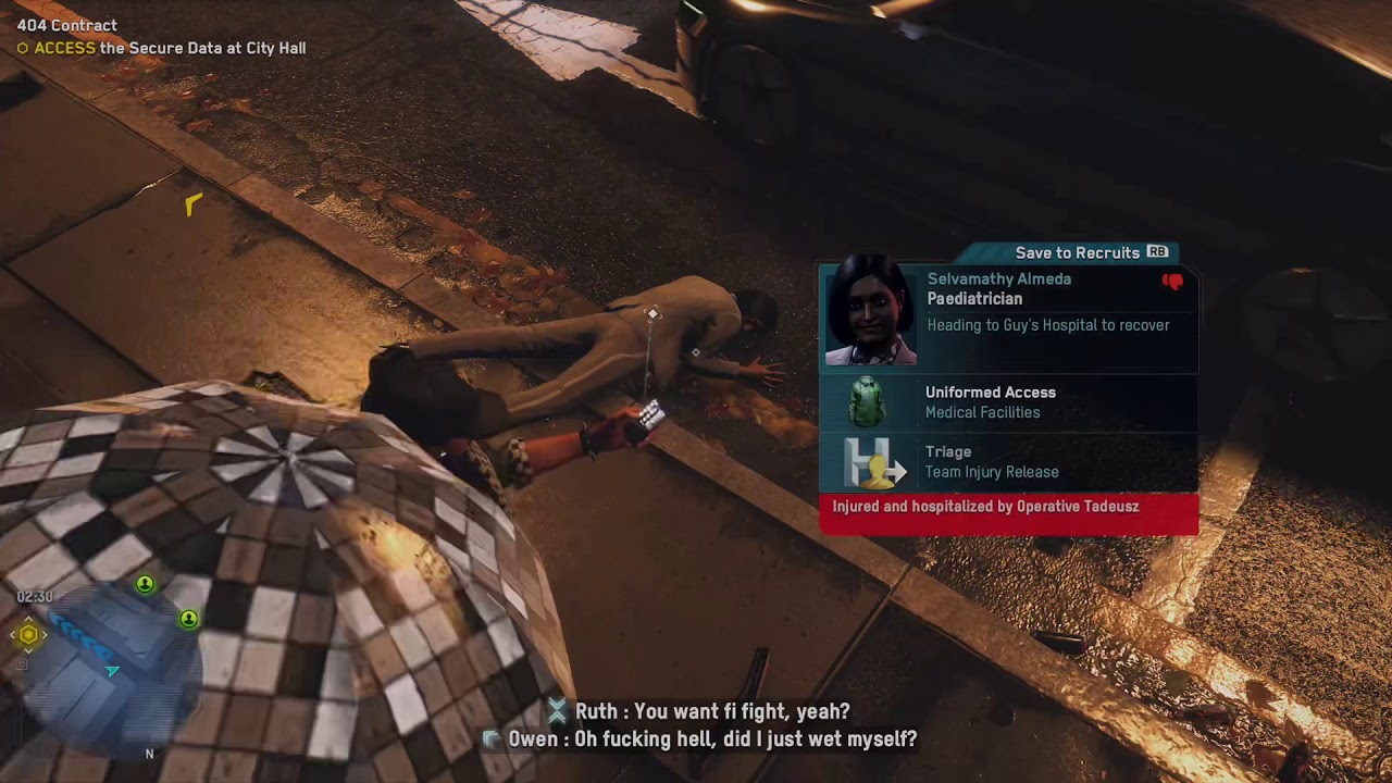 Npc fight in Watch Dogs Legion