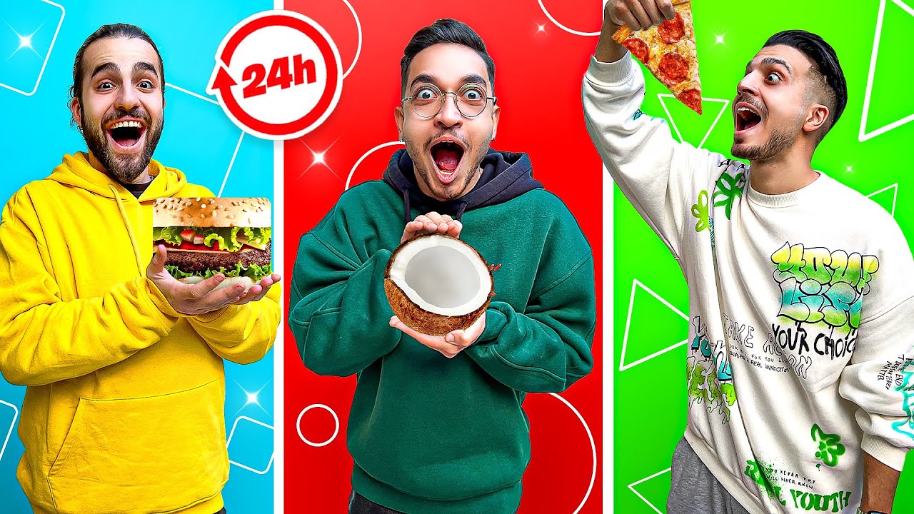 برای ۲۴ ساعت با اشکال هندسی زندگی کردیم🍕