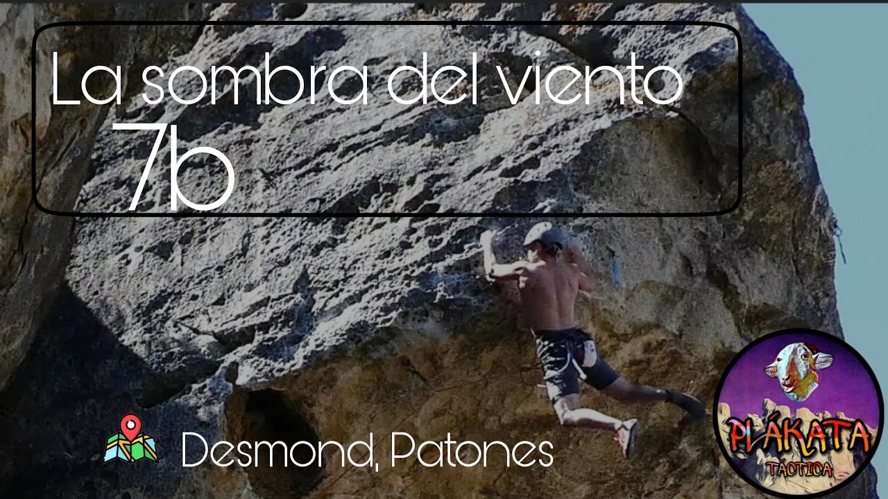 🔴 La sombra del viento | 7b | Escalada patones, sector Desmond