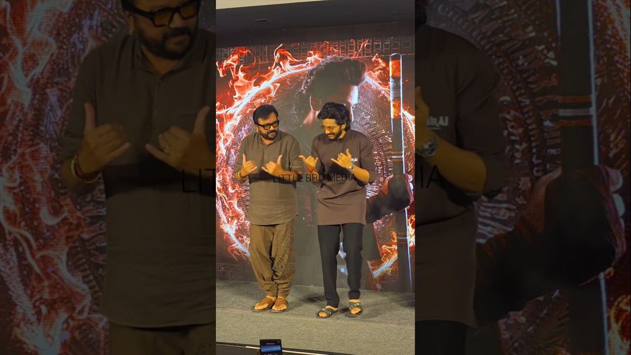 Jayaram Dance with Teja sajja 😍#jayaram #mirai #miraimovie #tejasajja #shriyasaran #