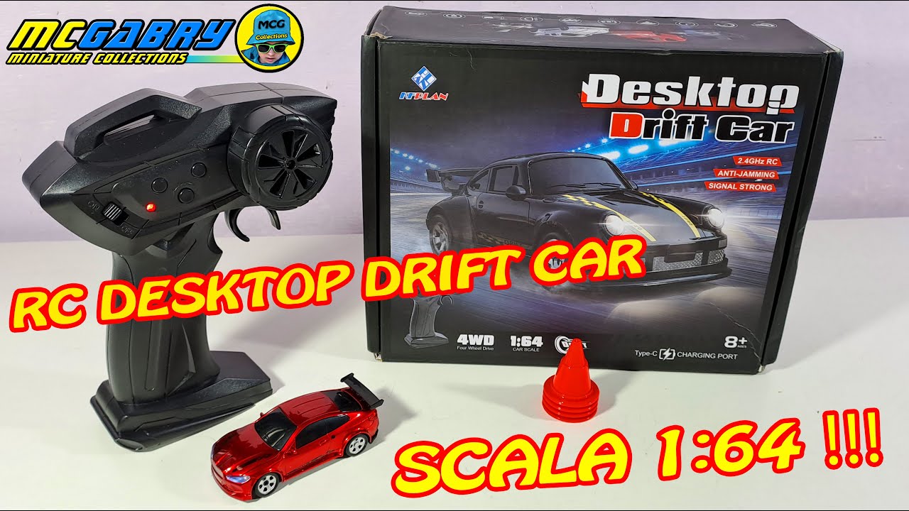 MINI RC DRIFT CAR 1:64 4WD-UNBOXING MINI AUTO RADIOCOMANDATA DA DRIFT🤩👍