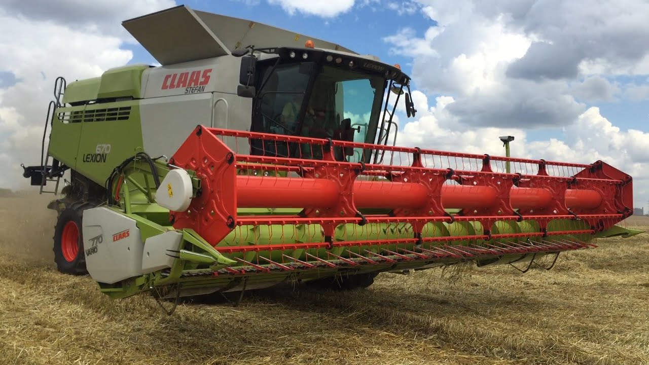 ŽATVA/ HARVEST /ŽNE 2018  2X CLAAS LEXION 670