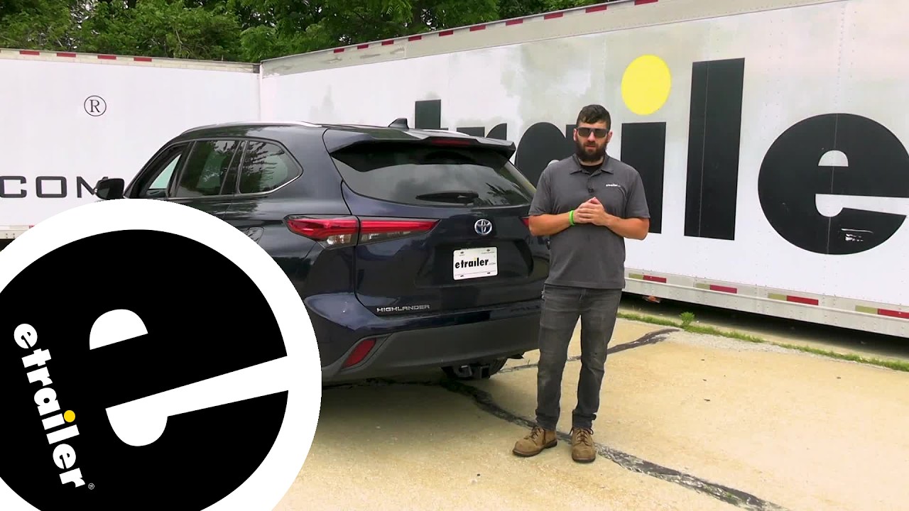 DIY Install: etrailer Trailer Hitch Receiver on your 2021 Toyota Highlander