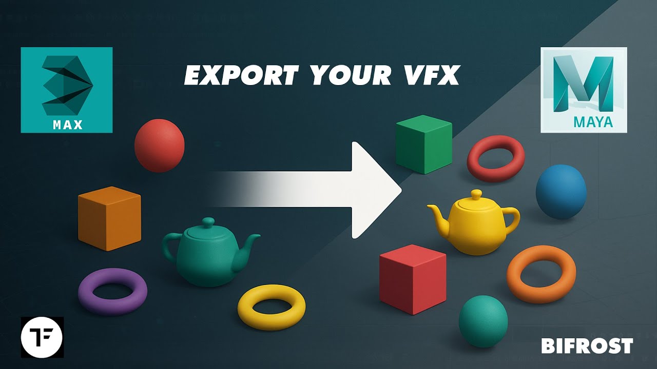 HOW TO EXPORT YOUR VFX FROM 3DS MAX TO MAYA : ALEMBIC, BIFROST, USD