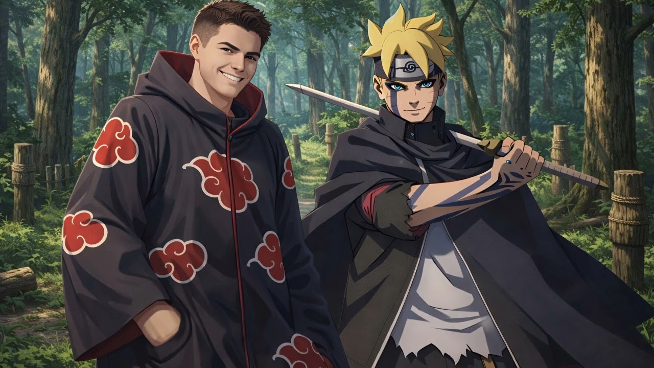 Matheus Geek e Boruto Uzumaki Relâmpago Azul Versão 2