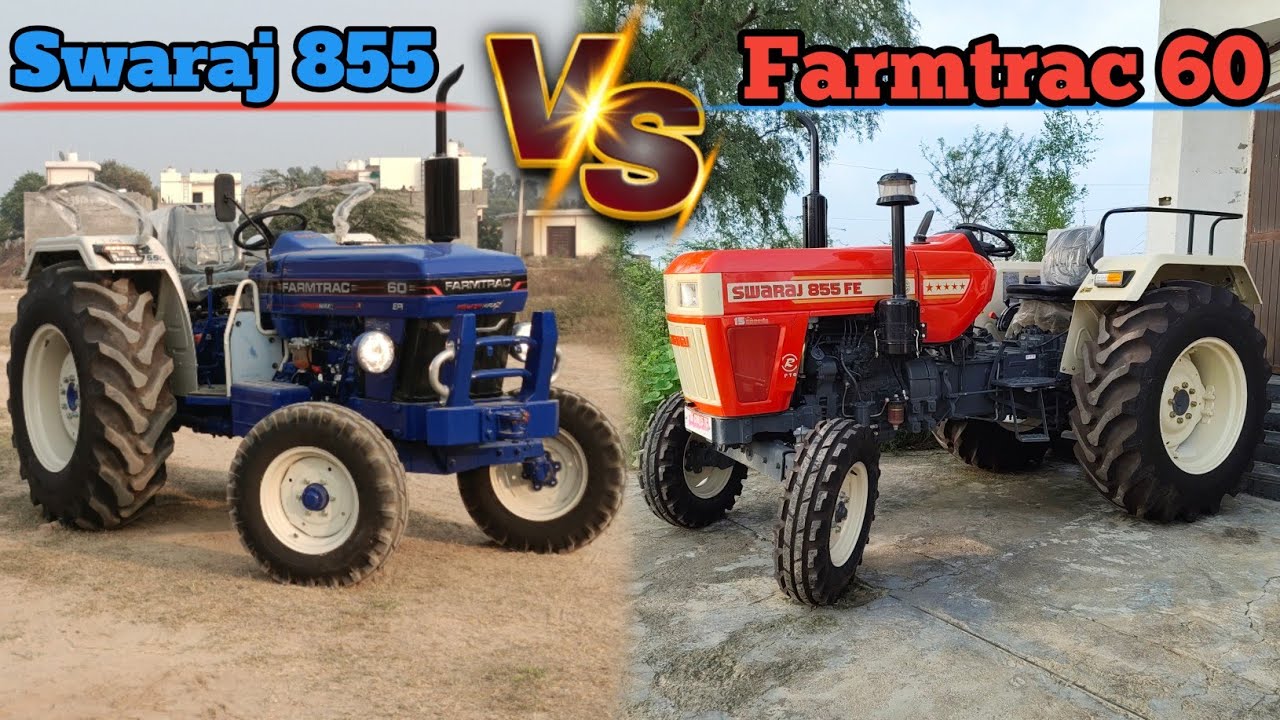 Farmtrac 60 T20 V/S Swaraj 855 FE || Comparison Video 💥