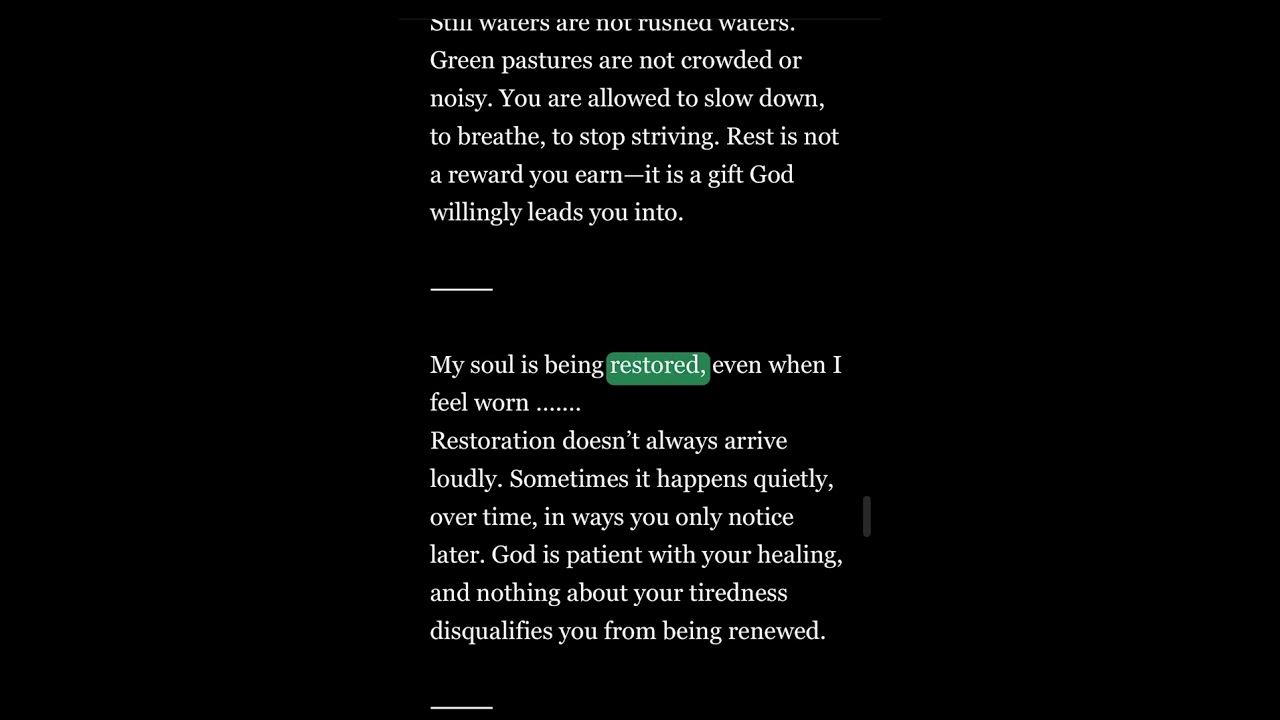 Psalm 23 deep dive for a comforting sleep-120k