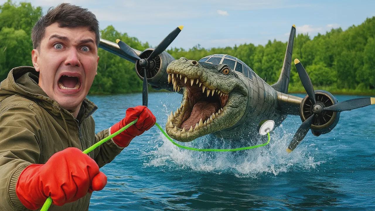 Našli jsme bombarderového krokodýla pod vodou při magnetickém rybolovu! Fakt existuje?
