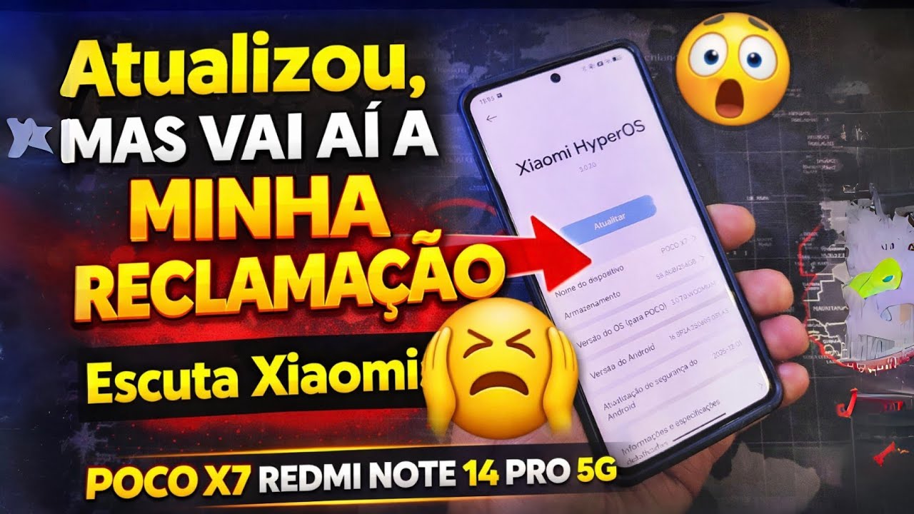 HyperOS 3 CHEGOU no Redmi Note 14 Pro 5G e POCO X7… Mas a Xiaomi PRECISA OUVIR ISSO!