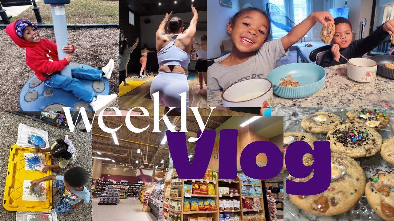 Weekly vlog|| kids week || crochet shopping || baking || pilates 